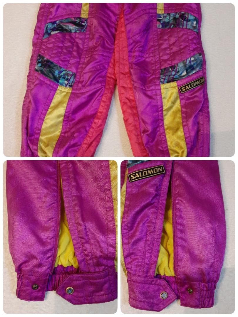 サロモン スキーウェア 上下 セットアップ M ヴィンテージ 90s - メルカリ