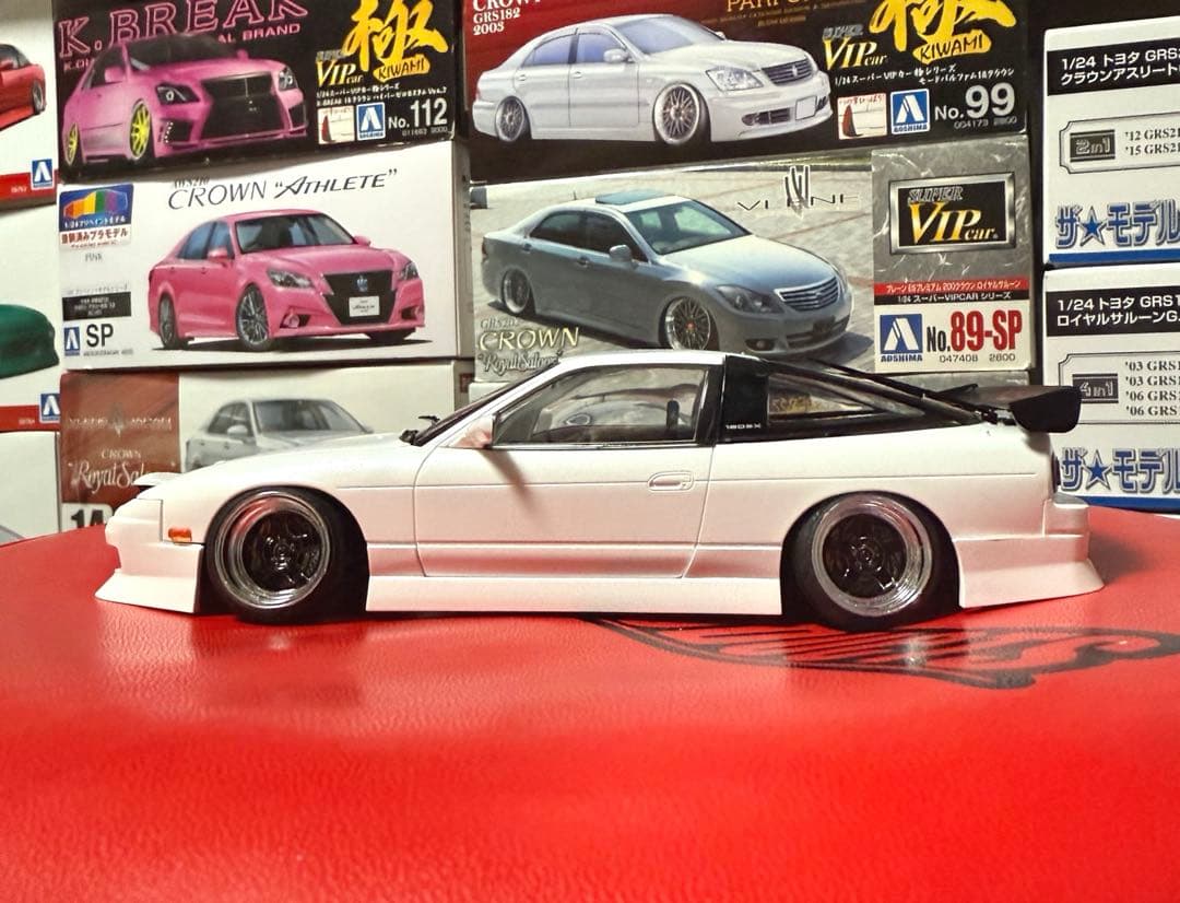 アオシマ URAS 180SX NOS仕様 Ver.2 WORKホイール 深リム - メルカリ