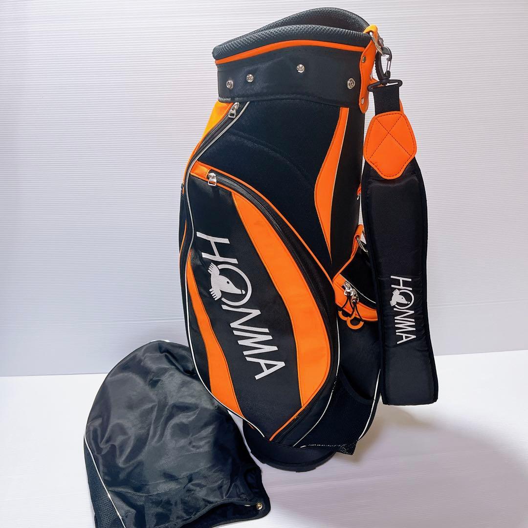 HONMA ホンマゴルフ キャディバッグ 軽量 ブラック オレンジ - メルカリ