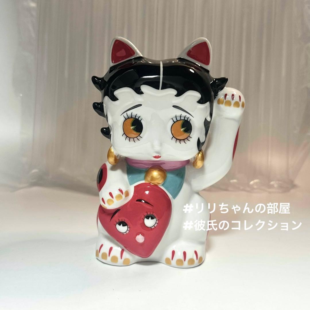 ベティちゃん 招き猫 陶器 フィギュア ベティ・ブープ - メルカリ
