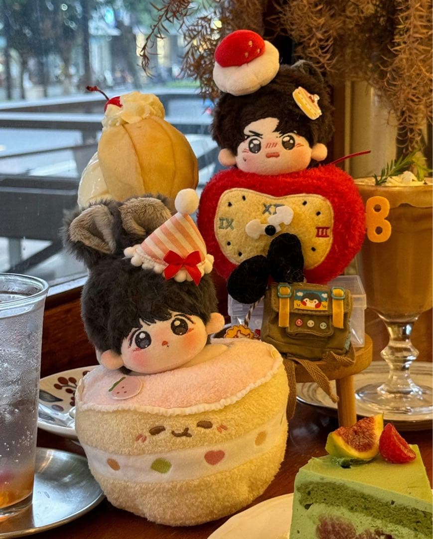 博君一肖10cmぬいぐるみ王一博10cmぬいぐるみ肖战ぬいぐるみbjyx