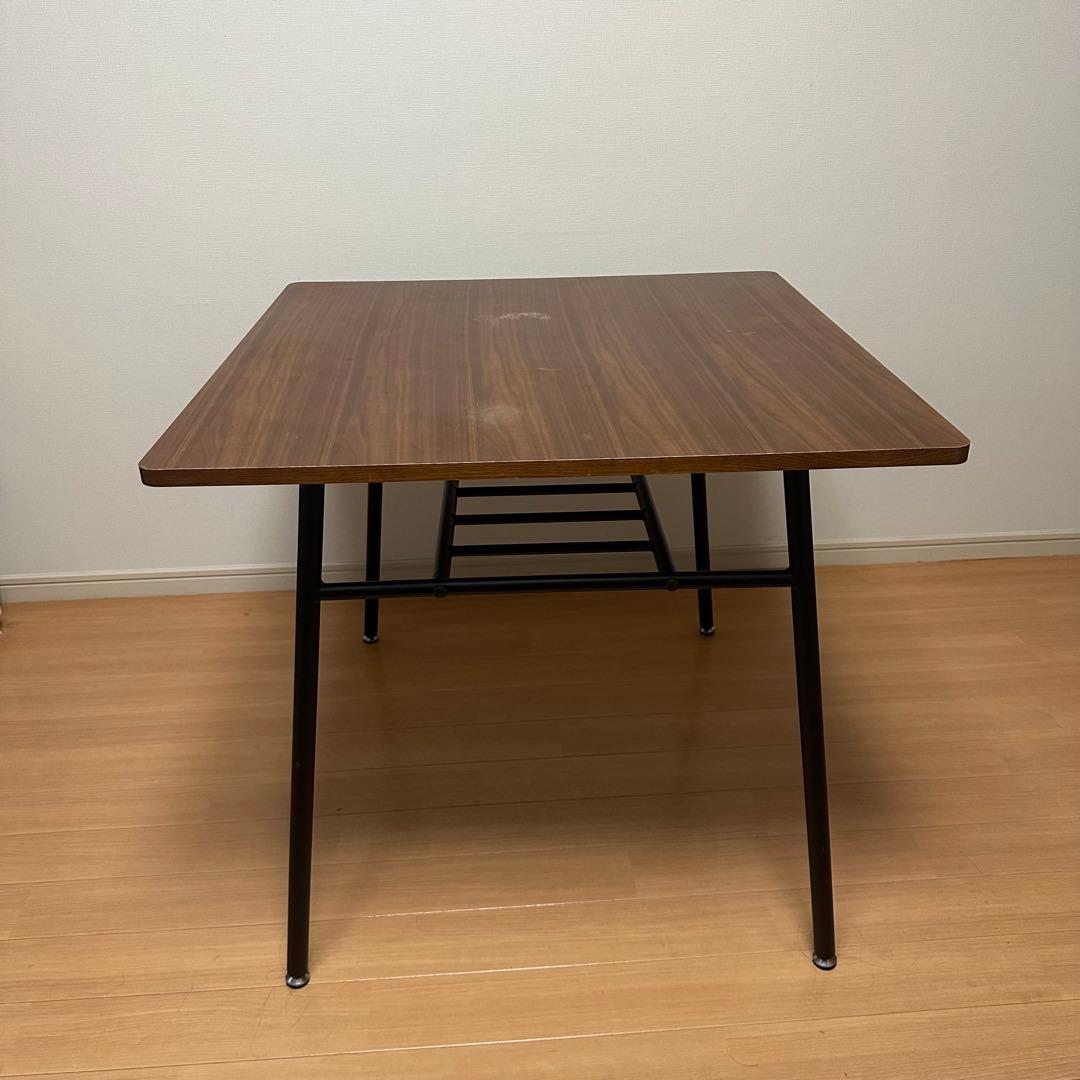 たのメル便or直接引き取り】ニトリ ブラウン 正方形ダイニングテーブル