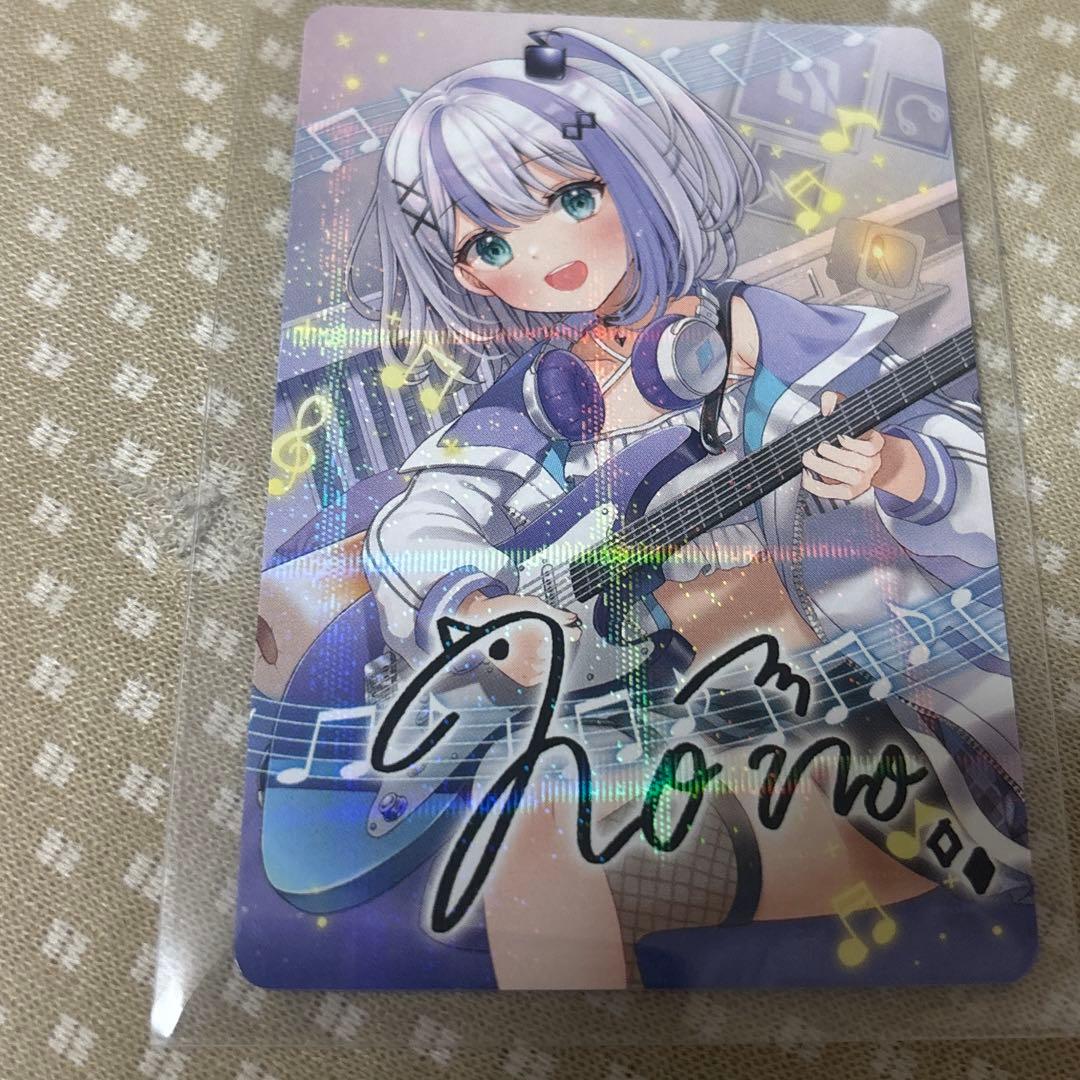 VTuberウエハース カード レア 描き下ろし 複製サイン入り 音ノ乃のの