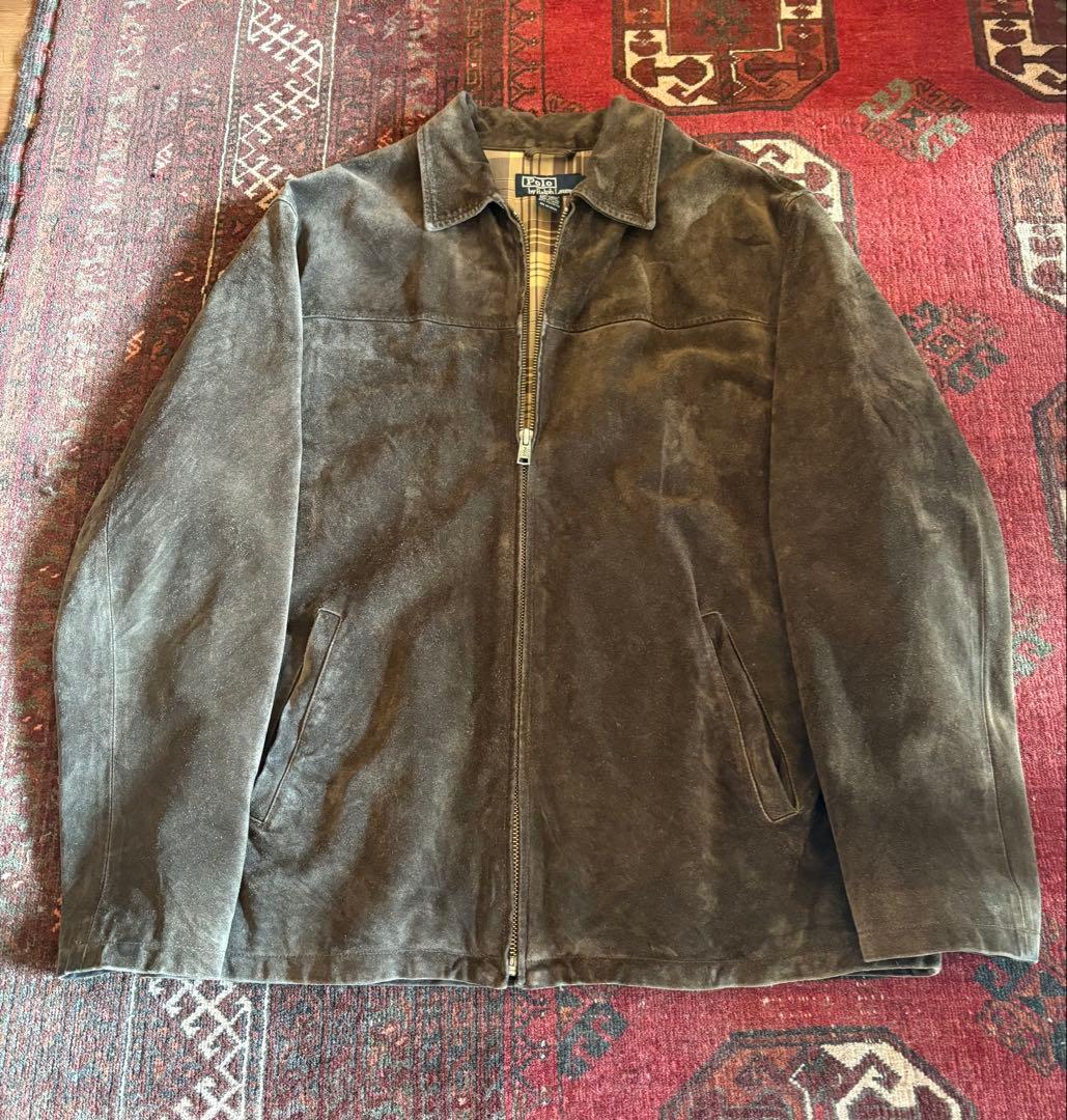 90s】Polo Ralph Lauren スエードジャケット RRL - メルカリ