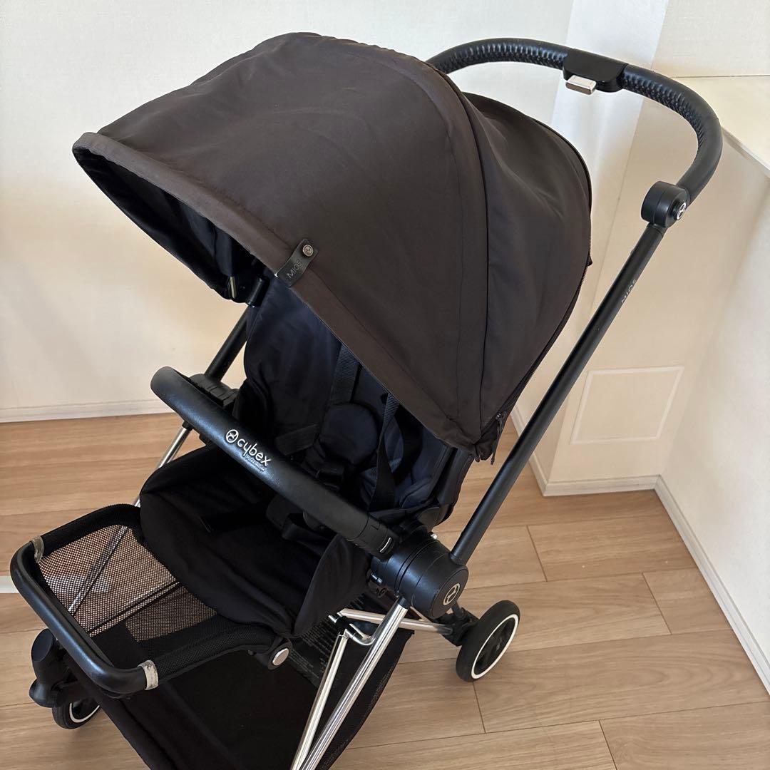 ミオス サイベックス ベビーカー ブラック/シルバー - メルカリ