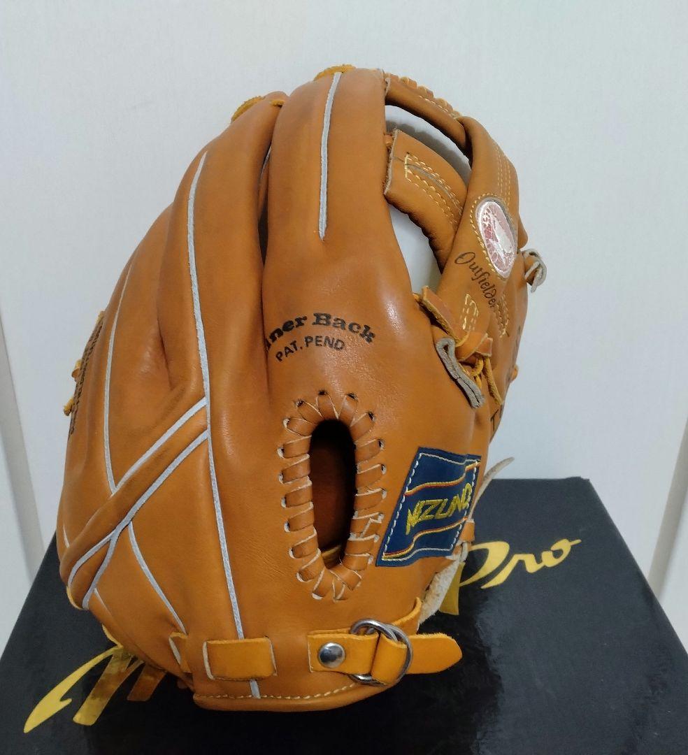 当時物 ミズノ ワールドウィン 赤カップ 硬式グラブ グローブ 高田繁