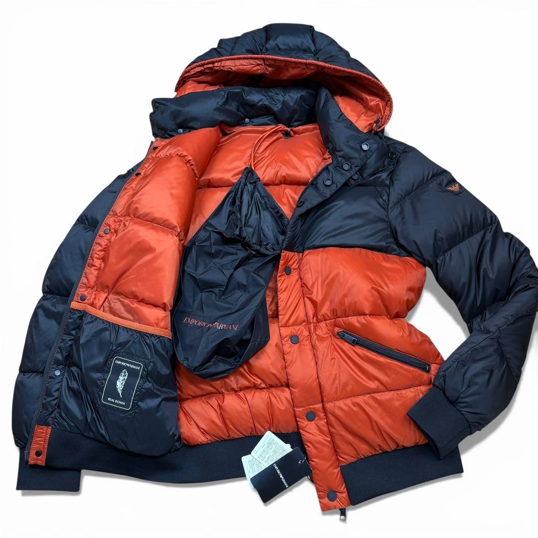タグ付き新品未使用 エンポリオアルマーニ 2wayダウンジャケット 収納