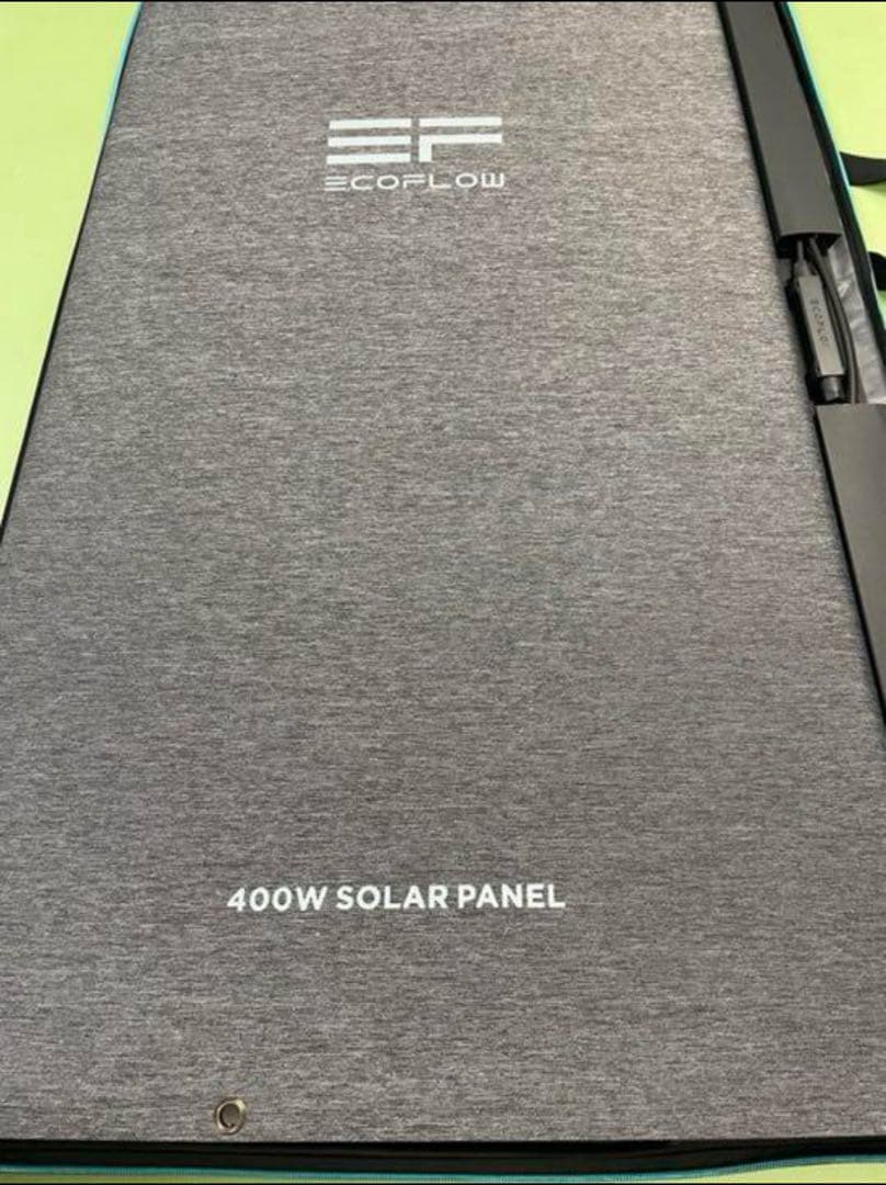 EcoFlow 400Wソーラーパネル　防災対策　折りたたみ式 EcoFlow 折りたたみ式 400Wソーラーパネル ソーラー 発電機 車中泊