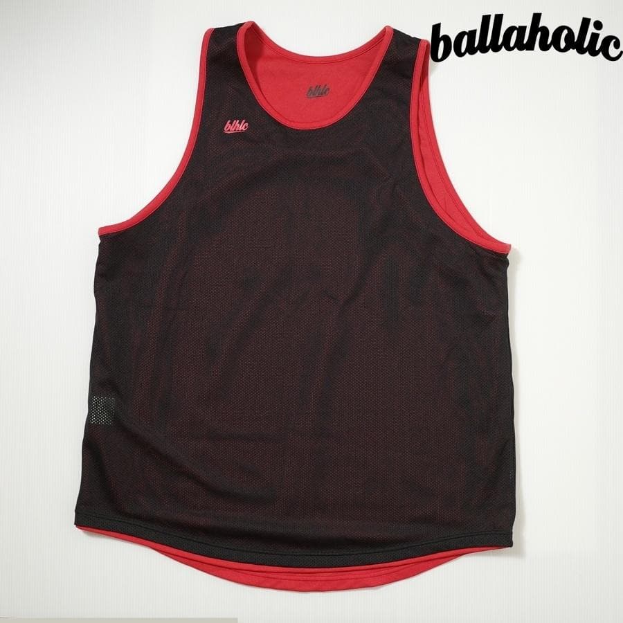 ballaholic ボーラホリック リバーシブルタンクトップ L 黒/赤 - メルカリ