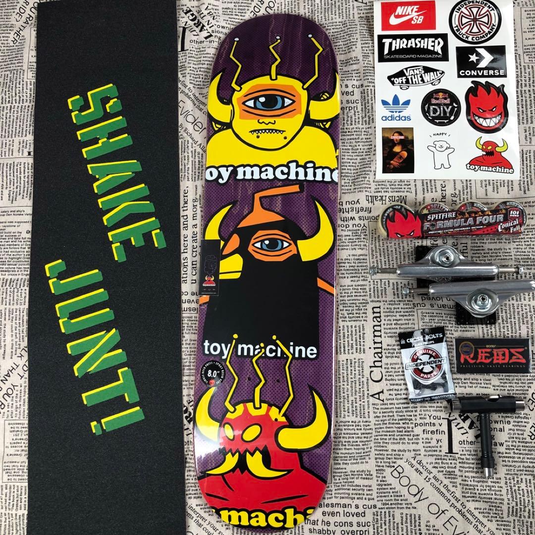 【toy machine】 スケボー デッキデッキ セット 8.0 TOY MACHINE トイマシーン スケートボード デッキ 8.0inch TOY
