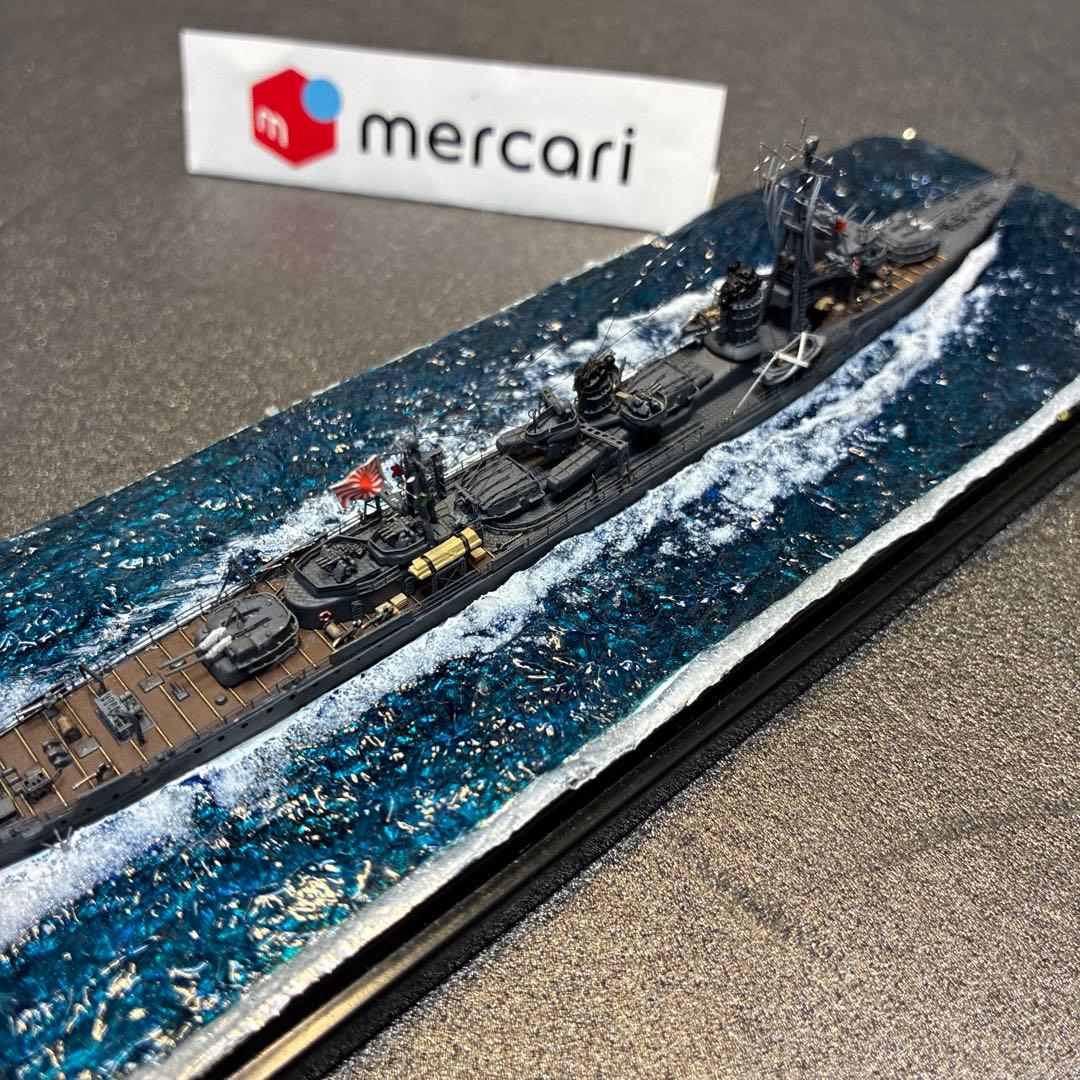 ○ ピットロード製 1/700日本駆逐艦 霞(かすみ)ジオラマ完成品＋艦これ