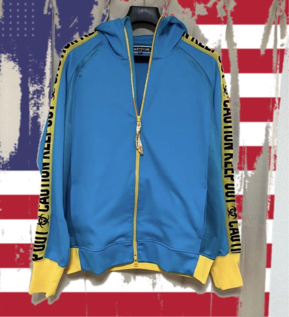 beauty:beast フルジップフーディ L 青/黄 - メルカリ