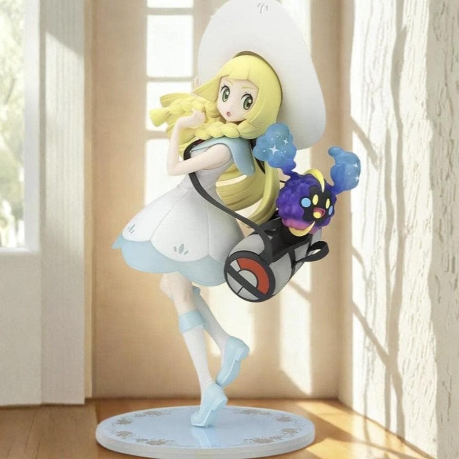 【新品未開封】ポケモンセンター限定 リーリエ＆コスモッグ 1/8 フィギュア Amazon | ポケモンセンターオリジナル フィギュア リーリエ&コスモッグ