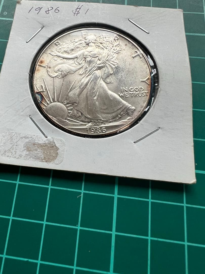 外国銀貨 アメリカ1D銀貨 1986年 - メルカリ