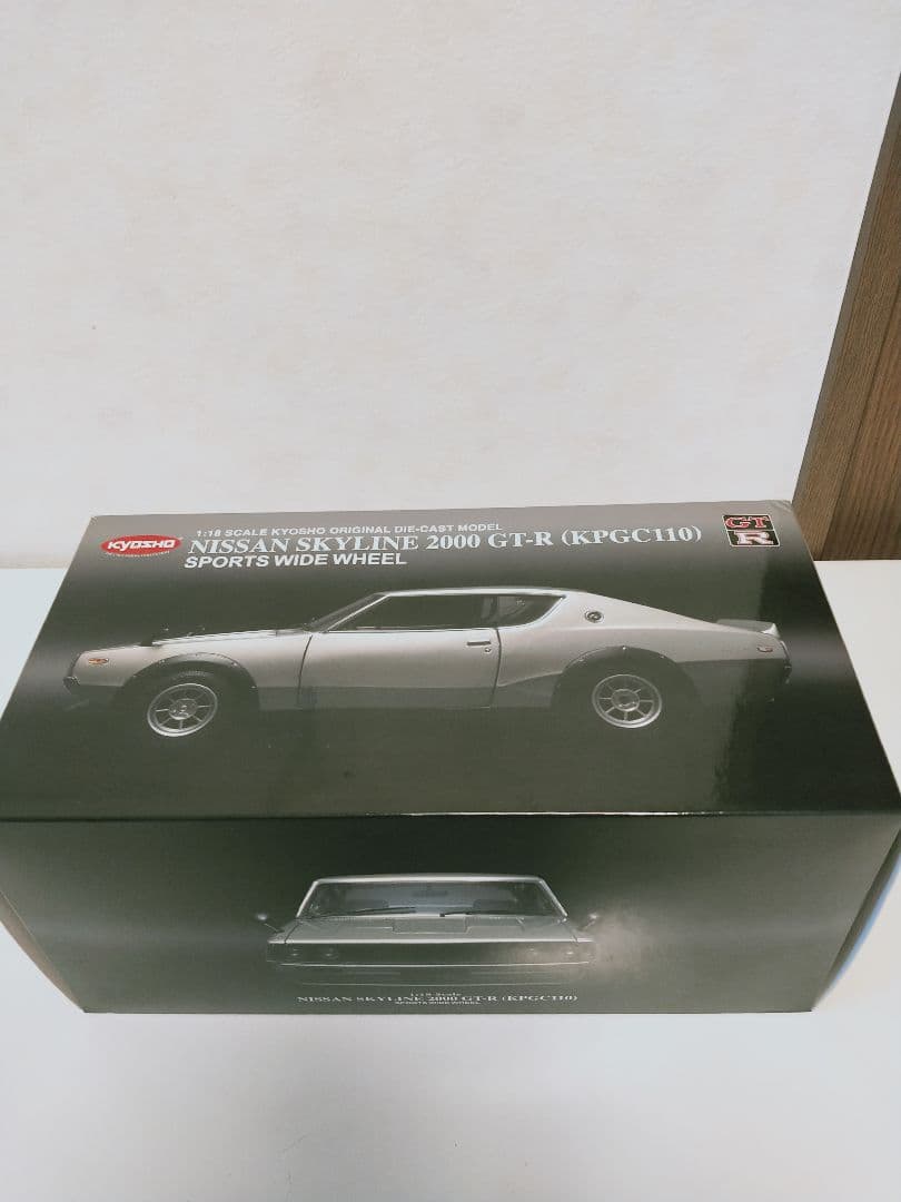 京商1/18日産スカイライン2000GTR【希少ハヤシキャストワイドホイール