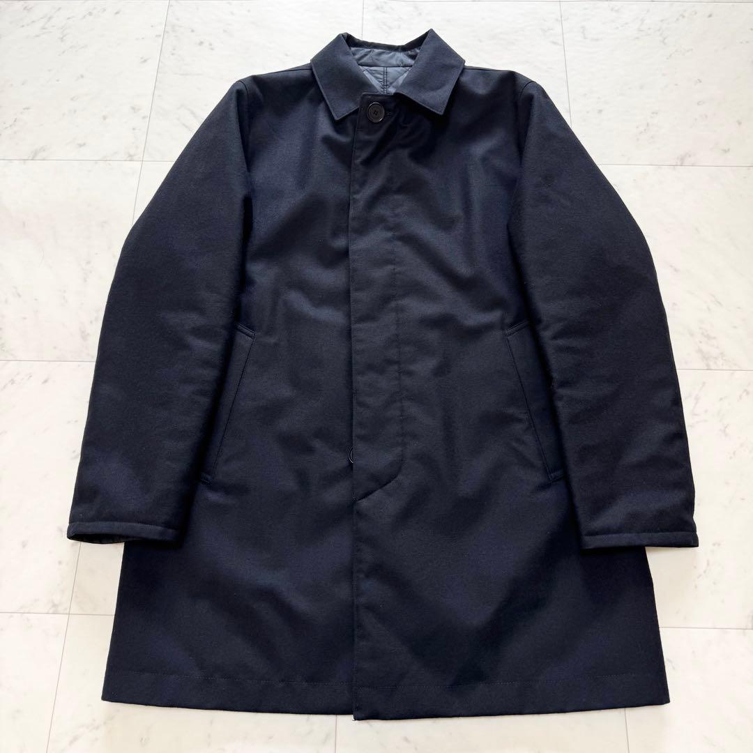 MACKINTOSH】ステンカラーコートリバーシブル サーモア ヘリンボーンの