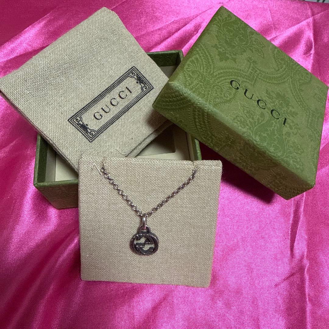 GUCCI ネックレス グッチ GGシルバー グッチ GUCCI ネックレス ジュエリー ペンダント GGロゴモチーフ