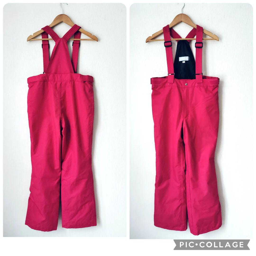 美品 Phenix クリスタルガールズ スキーウェア 160 花柄×ピンク 上下