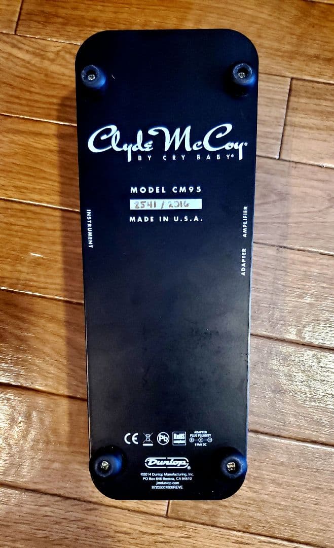 ギター jim dunlop CM95 crybaby