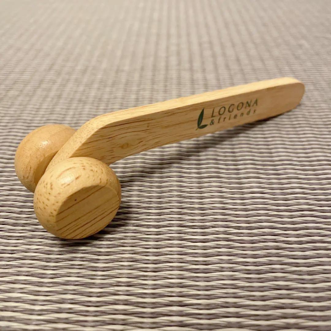 【非売品】LOGONA&friends ラバーウッドリフレッシュフェイスローラー リフレッシュローラー｜ノベルティ・販促品・記念品・名入れグッズの