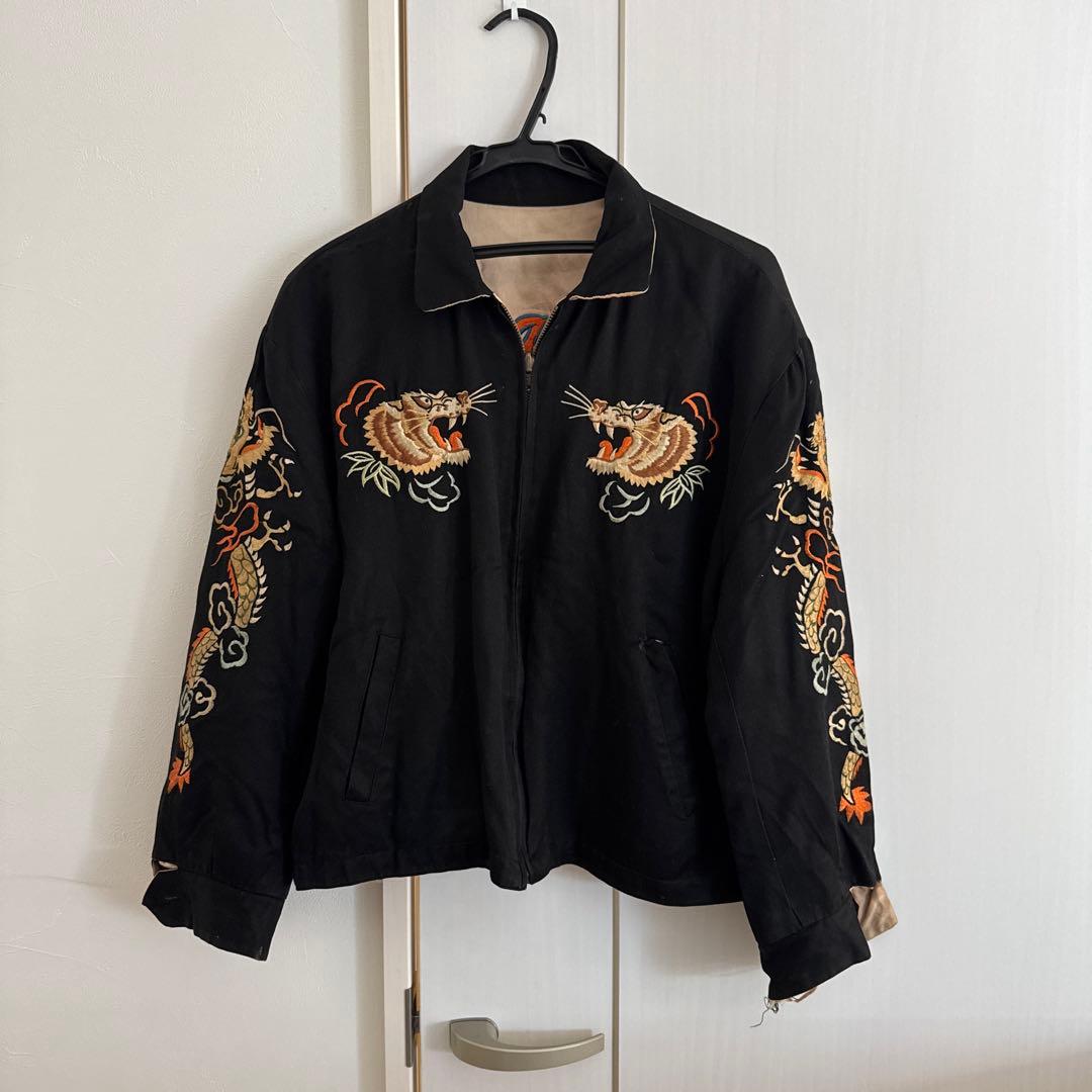 希少 80s 当時物 スカジャン ハンプバック クリームソーダ HumpBack