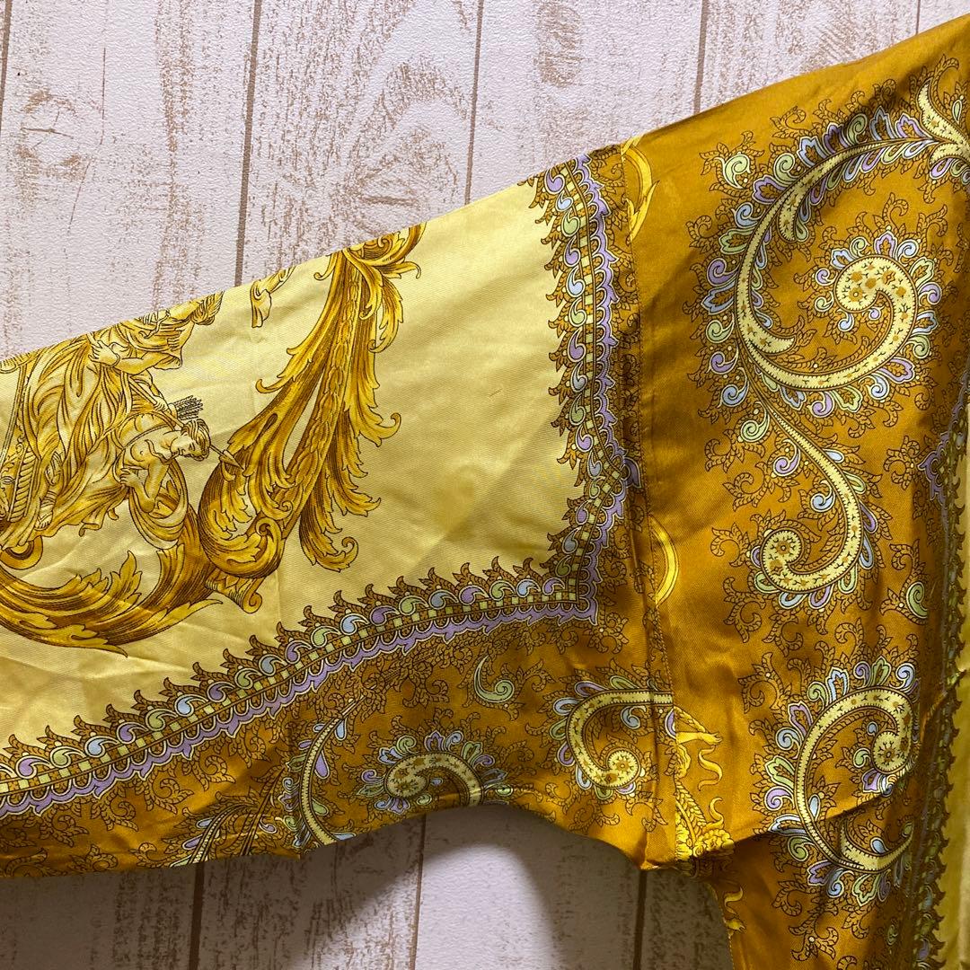 GIANNI VERSACE バロックシャツ シルク100% イタリア製 派手柄 - メルカリ