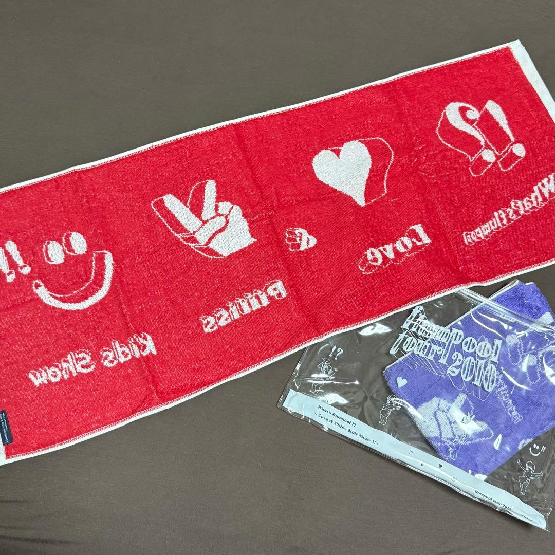 新品未使用】flumpool ツアータオル 赤 紫 フランプール 2010 - メルカリ