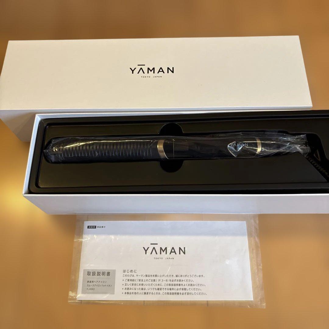 YAMAN ストレートヘアアイロン ブラック　 ⭐︎お値下げ中 楽天市場】【P10倍☆3/3 10:00から3/11 1:59まで】ヘアアイロン