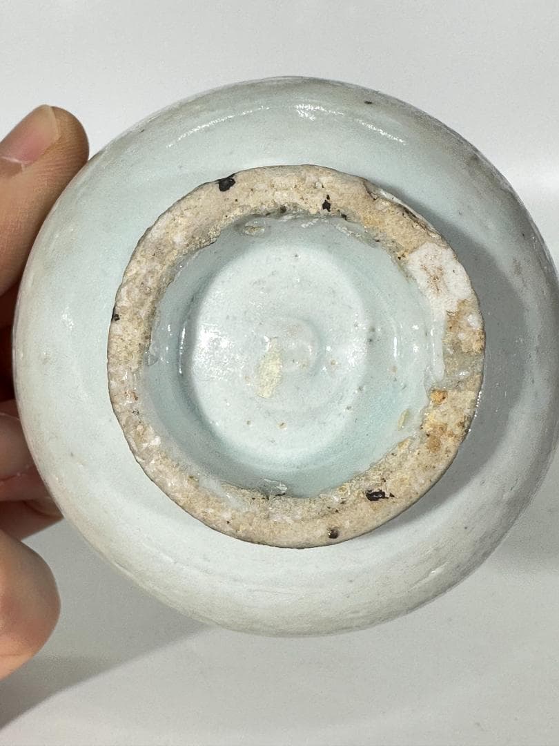 李朝 白磁 杯 茶托 古物 骨董