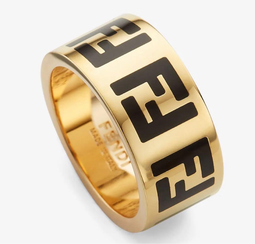 FENDI フォーエバー フェンディ ゴールドカラー リング Sサイズ - メルカリ