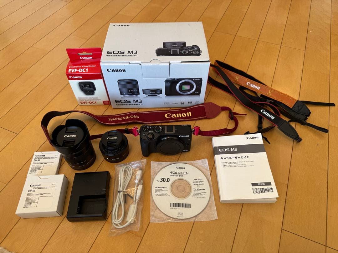 EOS M3 ダブルレンズキット+電子ビューファインダー他 CANON EOS M3 ダブルレンズ EVFキット 価格比較 - 価格.com