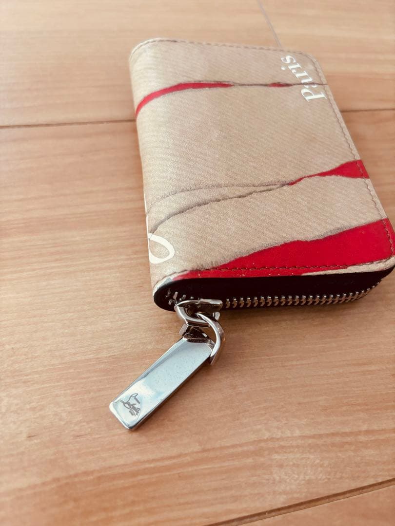 美品】クリスチャンルブタン クラフトロゴ コインケース 財布 ラウンド