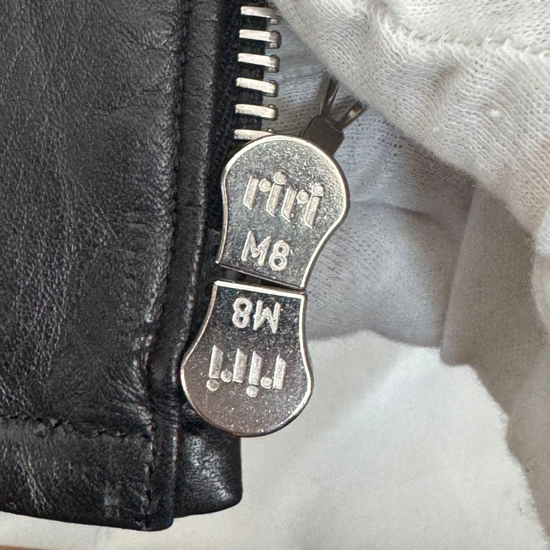 美品/メンテ済 リチウムオム 牛革ライダース 48 タイト riri - メルカリ