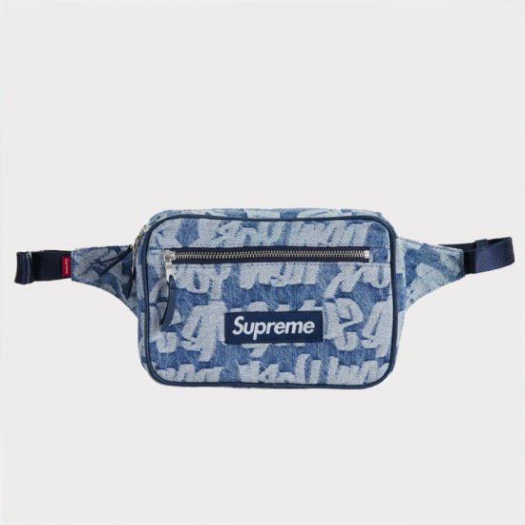 S*.様 Supreme Fat Tip Jacquard Denim Wais Supreme Fat Tip Jacquard Denim Waist Bag (SS22) - $110