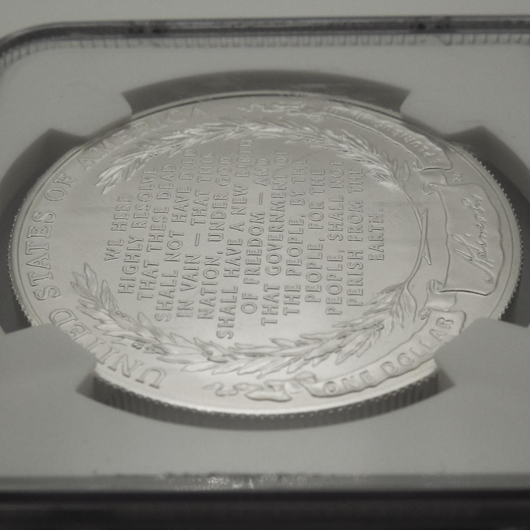 ☆解説カード付 NGC MS70 リンカーン 銀貨 2009 アメリカ - メルカリ