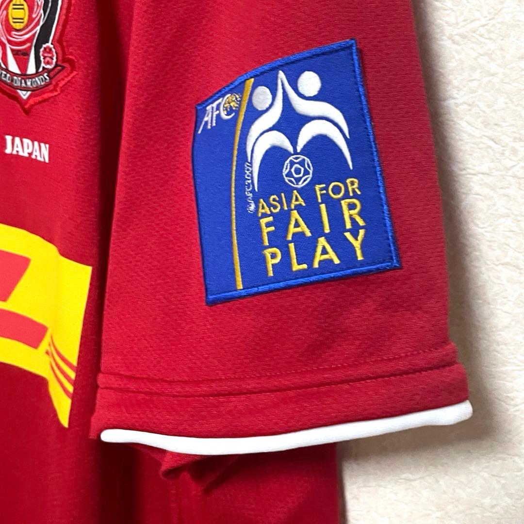 正規品】浦和レッズ 2007 ACL優勝 闘莉王 4 フルパッチ L