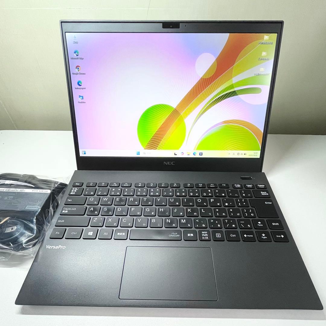 【美品】VersaPro VKV18/G-9 16GB i7 ハイスペック VG 即配 Corei7 16Gメモリ NEC VersaPro VKV18/G-9 i7-10510U 16G 256G