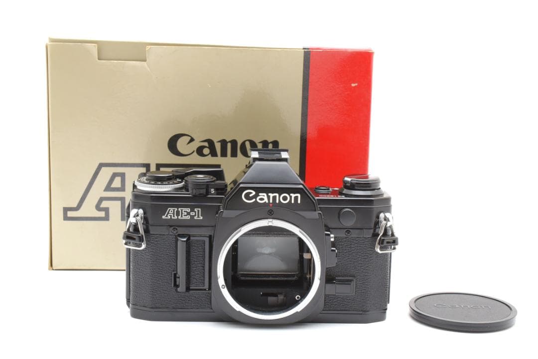 ☆各部モルト張り替え済・美品☆ キャノン AE-1 ボディ 箱付き #20812