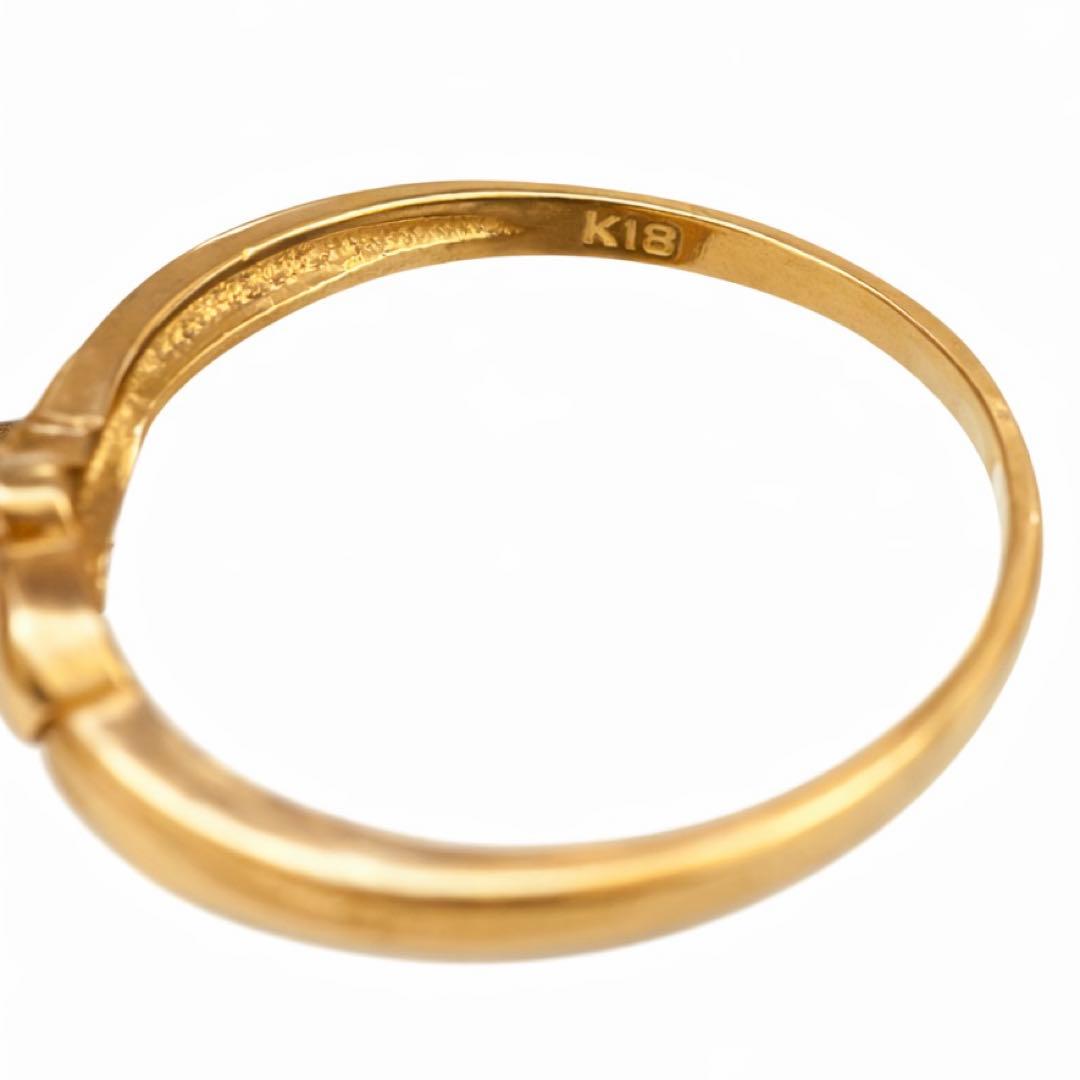 K18 ノットデザイン リング 11.5号 約1.34g 18金無垢 - メルカリ