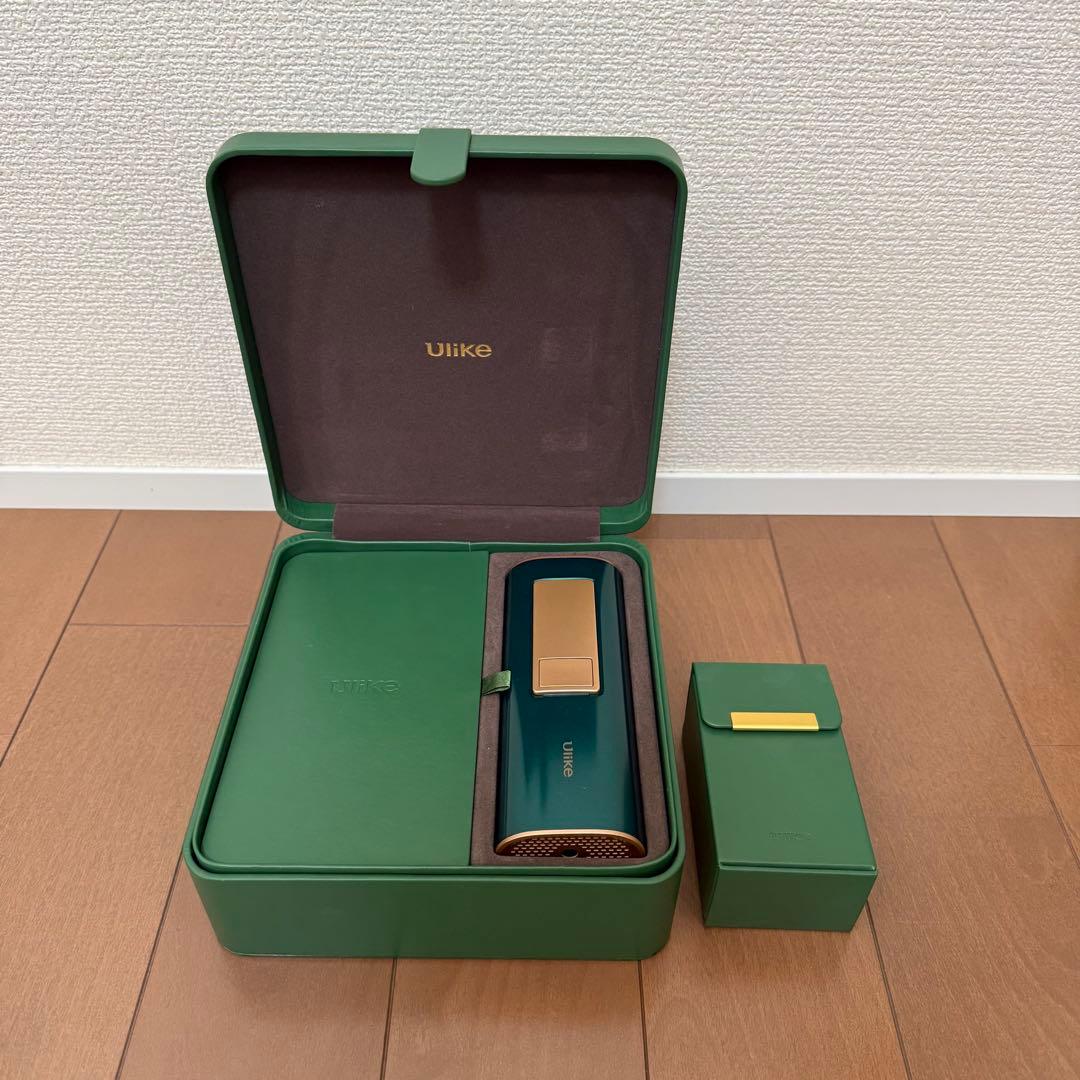 Ulike 脱毛器 グリーン ケース付き - メルカリ