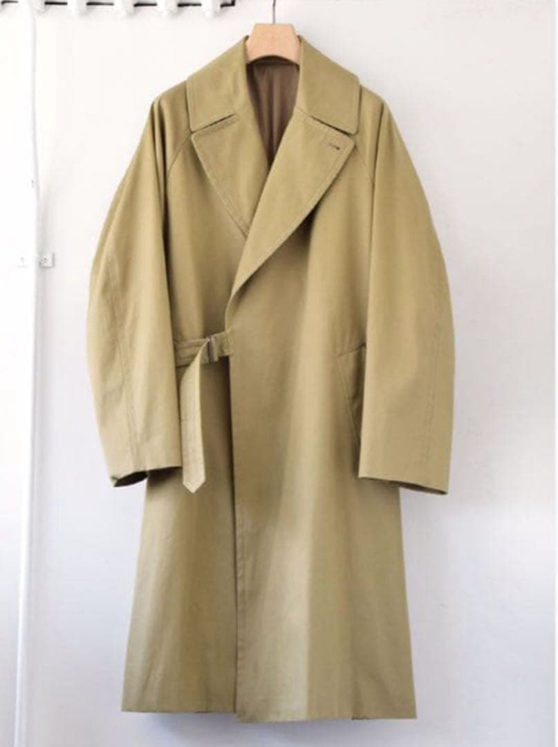 comoli 2018SS コットンギャバジンタイロッケンコート サイズ2 COMOLI (コモリ) コットンギャバ タイロッケンコート