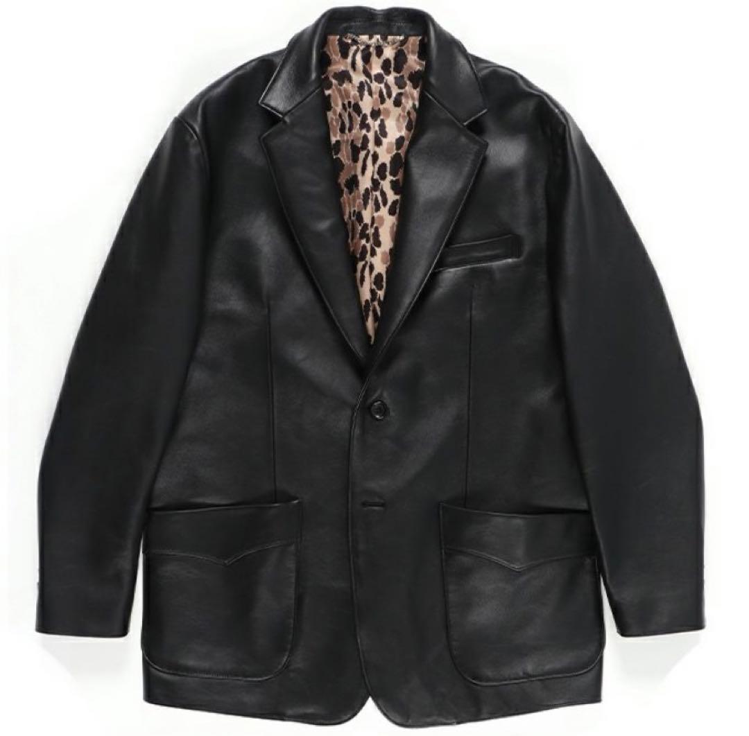 新品☆ワコマリア WACKO MARIA テーラード レザージャケット - メルカリ
