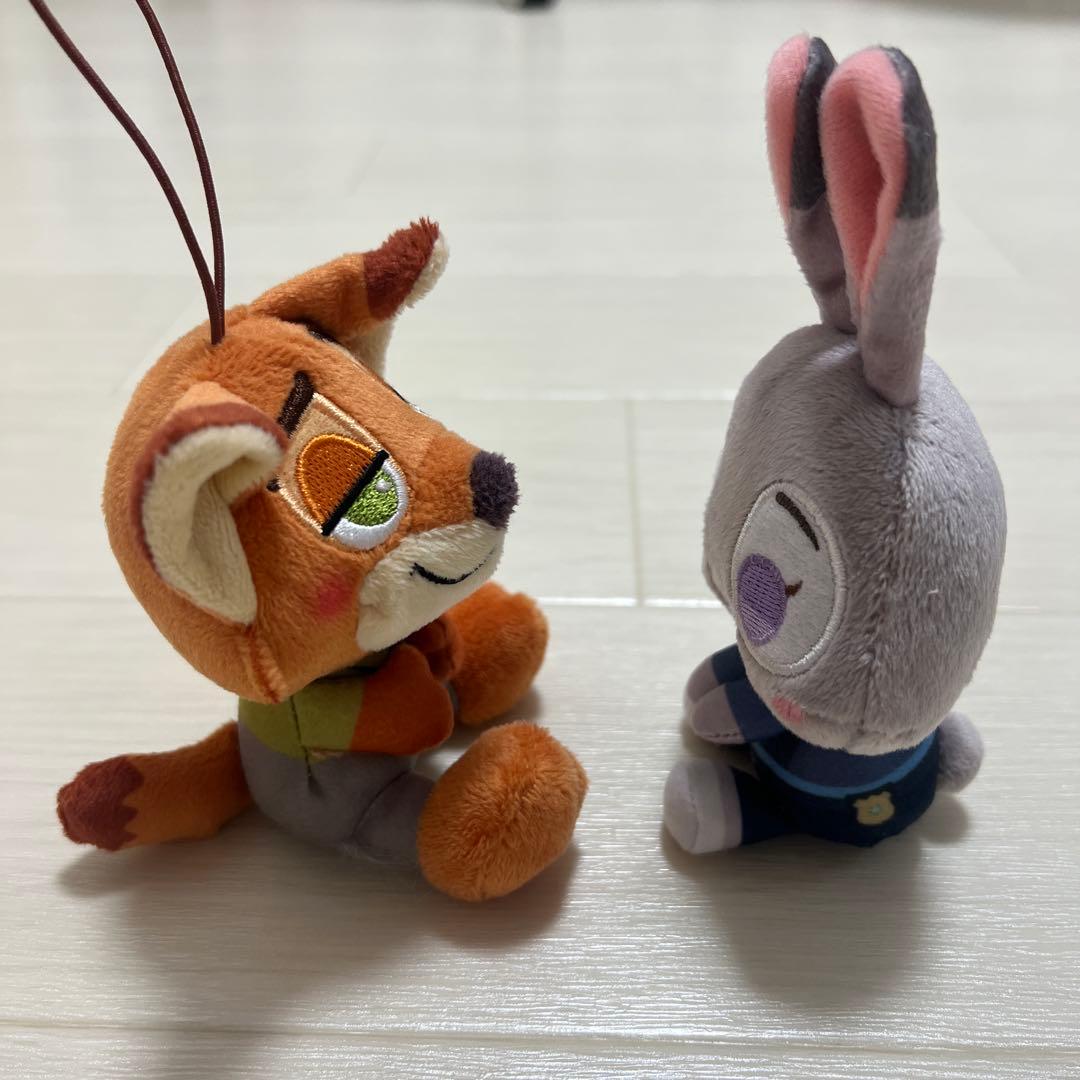 ニック・ワイルド＆ジュディ・ホップス ぬいぐるみセット - メルカリ