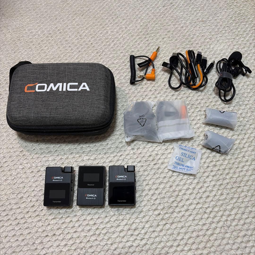 Comica BoomX-D ワイヤレスマイク　説明書付き comica BoomX-D 取扱説明書