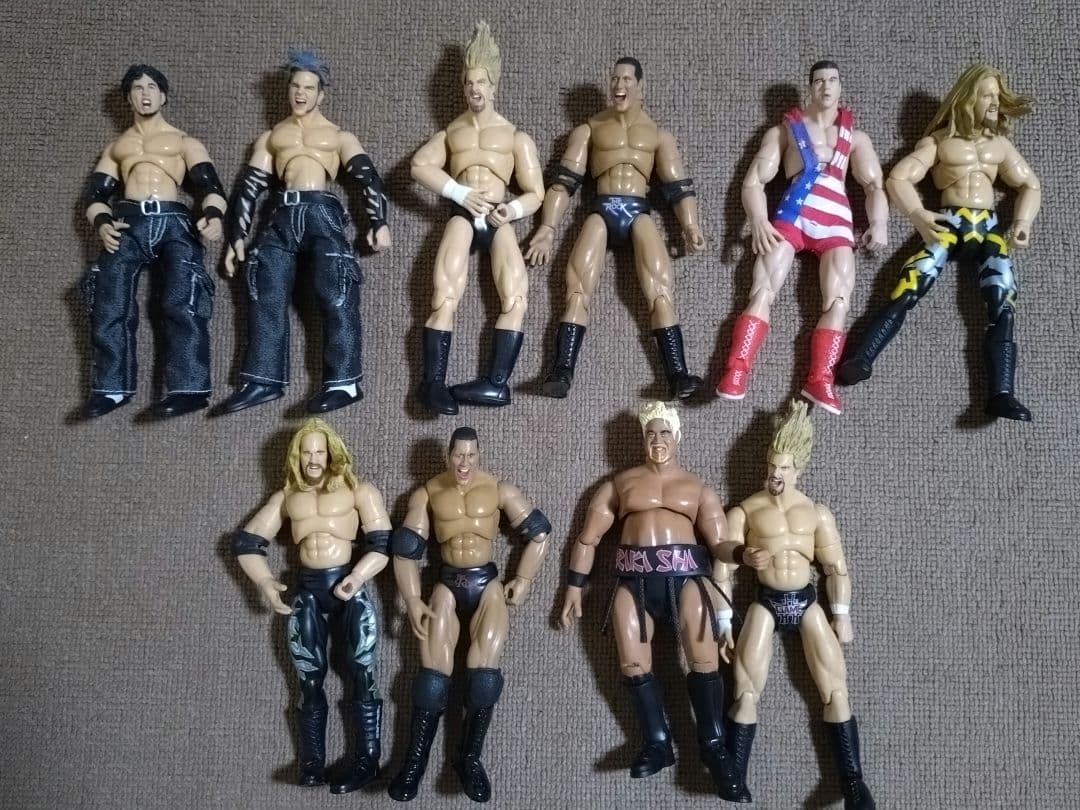 WWF / WWE フィギュア 10体セット Amazon.co.jp: Mattel WWEエリートコレクション トップピック