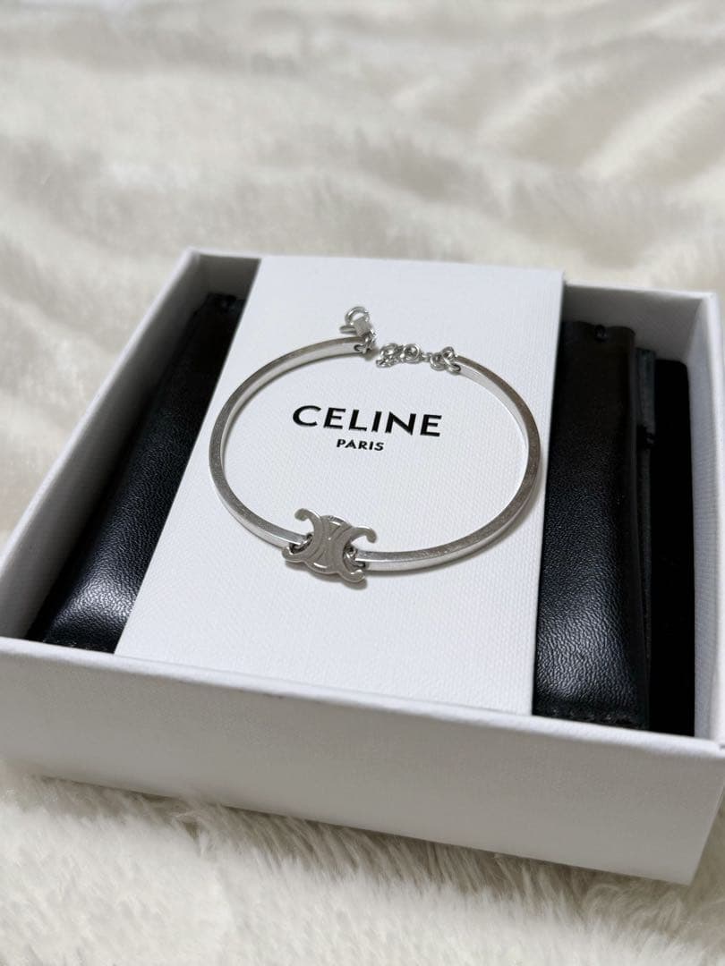 CELINE トリオンフブレスレット シルバー - メルカリ