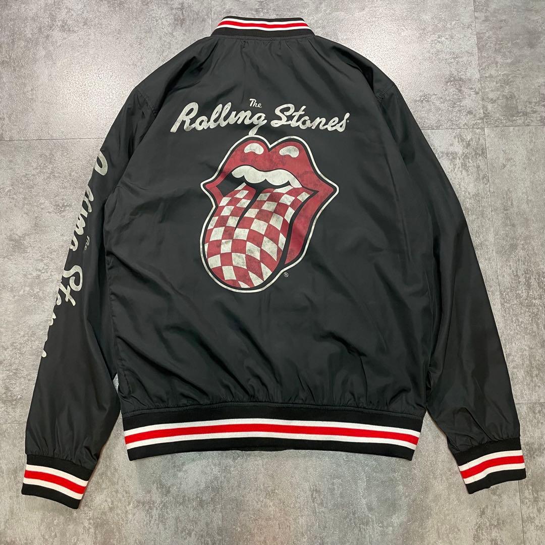 The Rolling Stones スタジアムジャケット ブラック - メルカリ