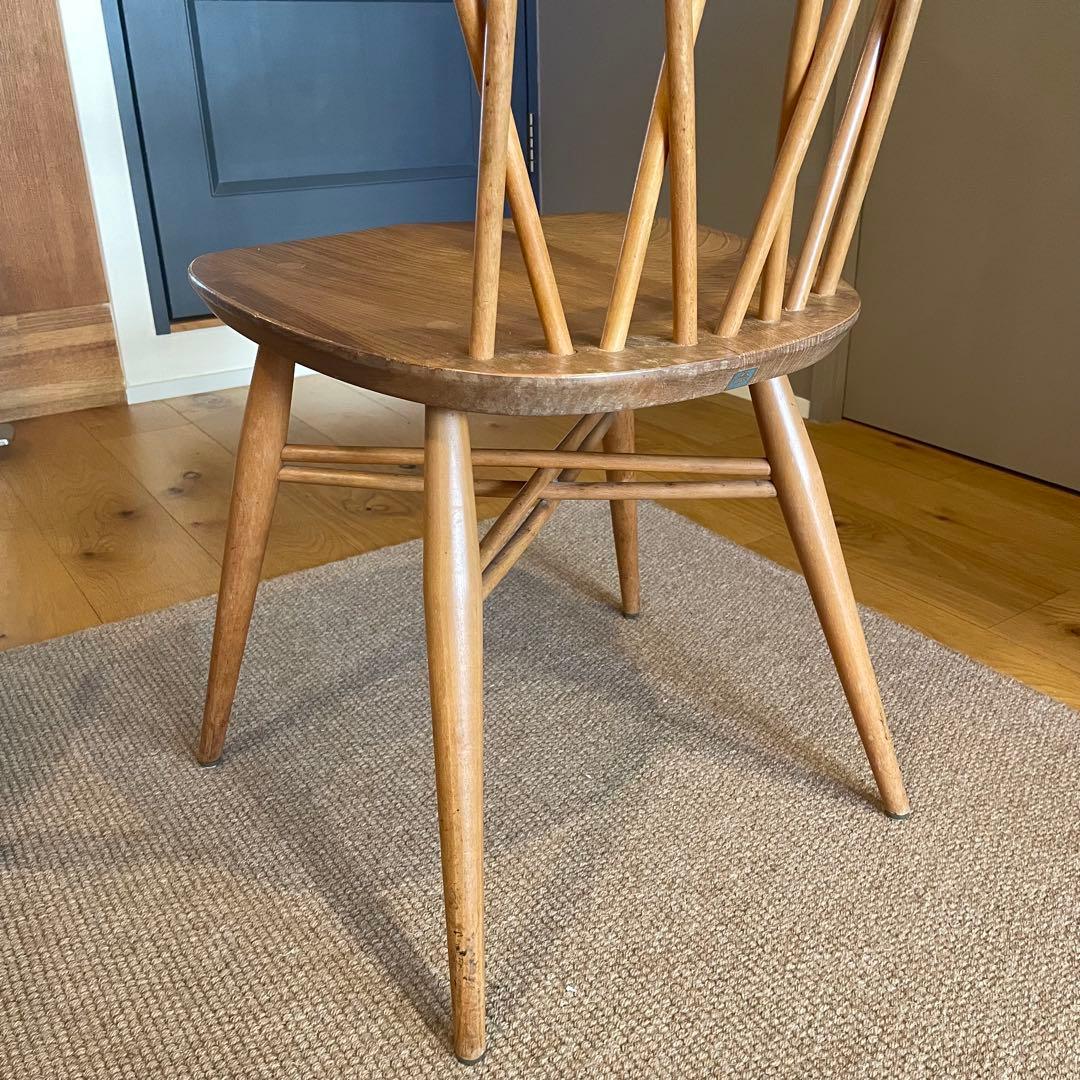 希少！アーコール クロスバックチェア 刻印ラベルあり - メルカリ