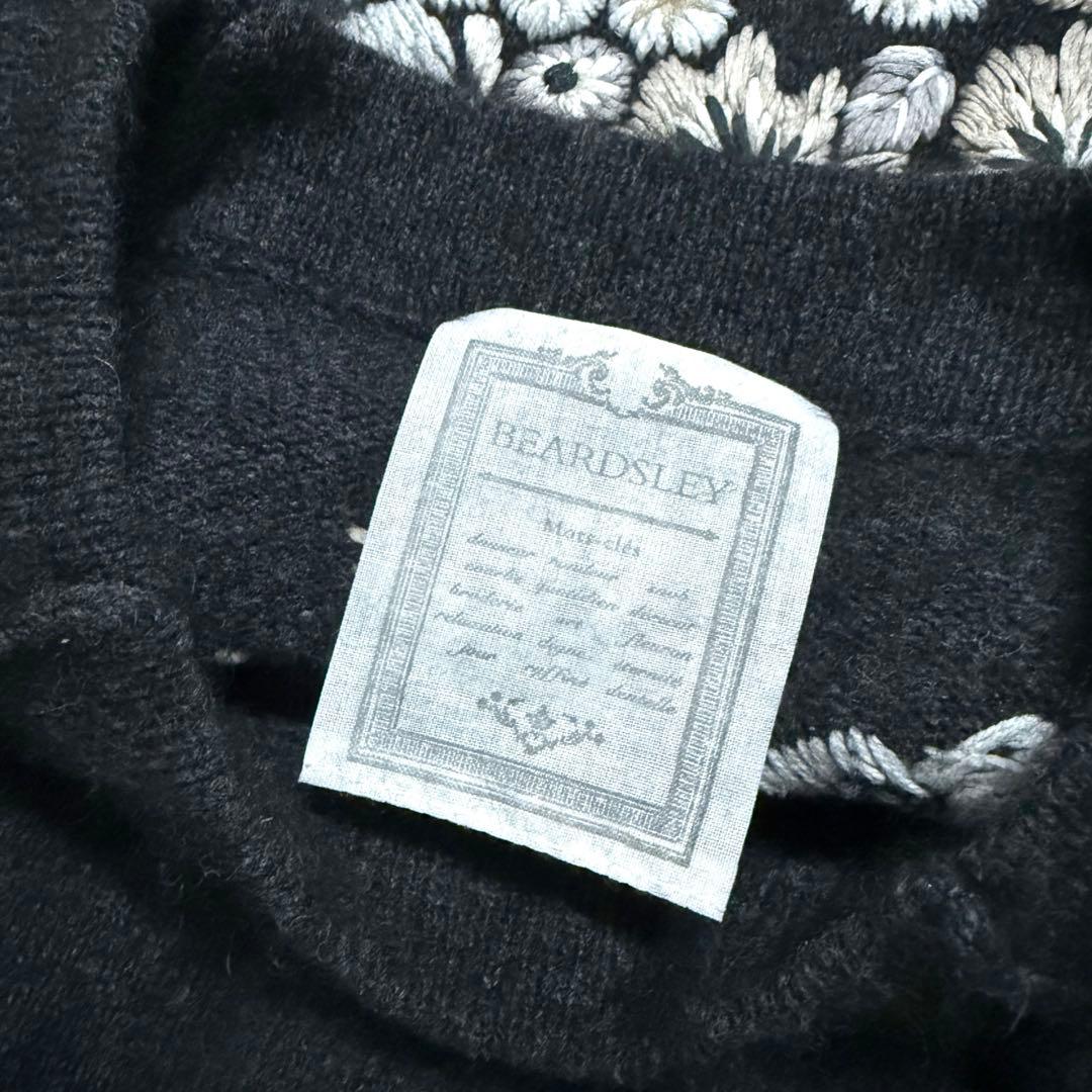 BEARDSLEYビアズリーモヘヤニット刺繍 - メルカリ