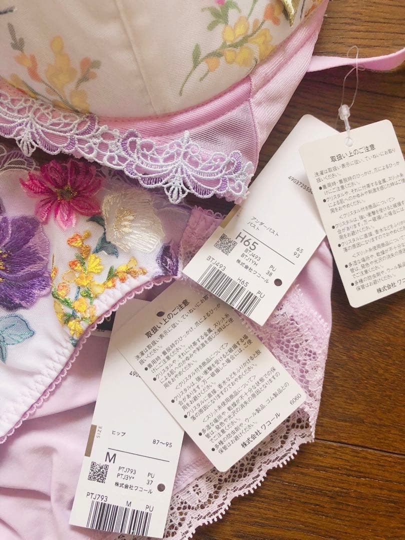 サルート】♡希少H65 プッシュアップブラ ショーツセット93Gニューヨーク